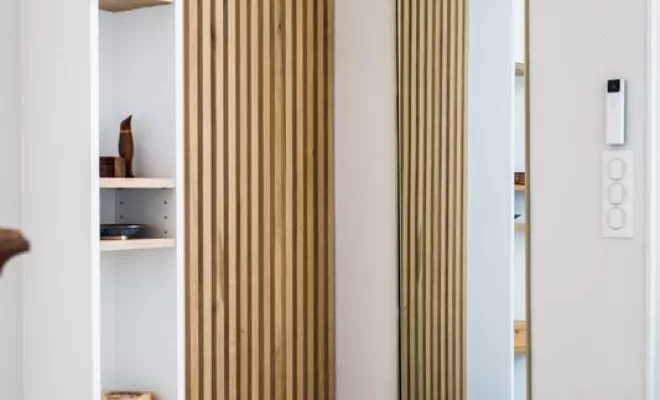 Création d'étagères en bois, Vichy, Cuisine Desnoyer