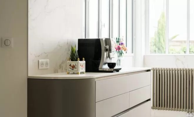 Création d'étagères en bois, Vichy, Cuisine Desnoyer